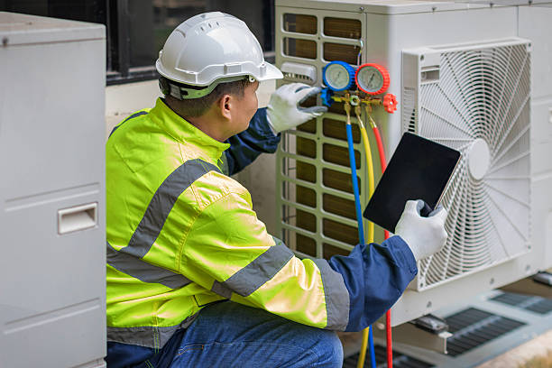 Professional Hvac technician working in Hamptonville, NC